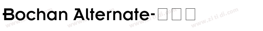 Bochan Alternate字体转换